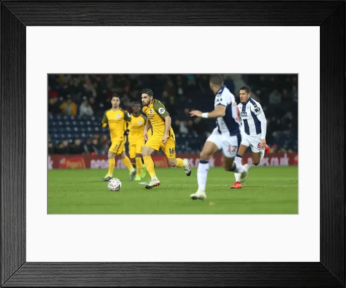 Framed Print : Emirates FA Cup: Brighton and Hove Albion vs. West Bromwich Albion Clash at The Hawthorns (06.02.19) Framed Print : Emirates FA Cup: Brighton and Hove Albion vs. West Bromwich Albion Clash at The Hawthorns (06.02.19)