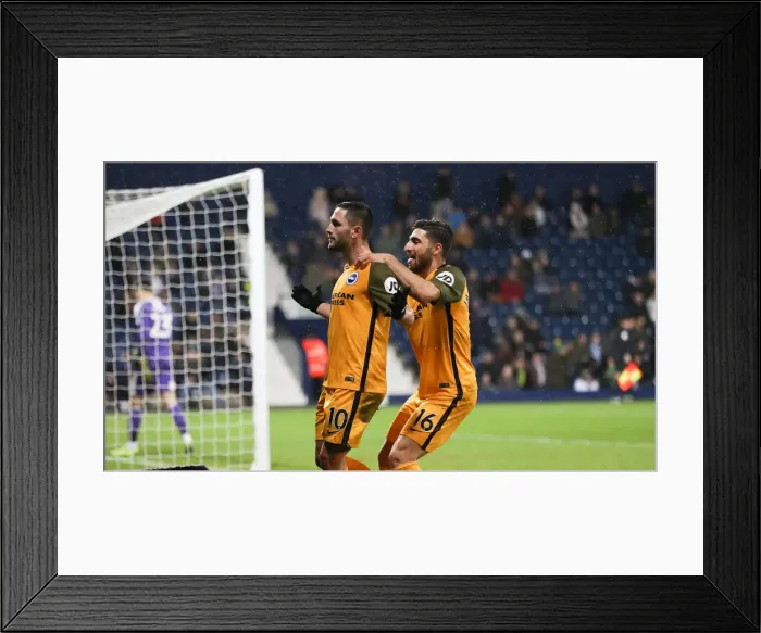 Framed Print : FA Cup Showdown: West Bromwich Albion vs. Brighton & Hove Albion (06FEB19)