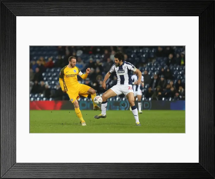 Framed Print : FA Cup Showdown: West Bromwich Albion vs. Brighton and Hove Albion (06FEB19)