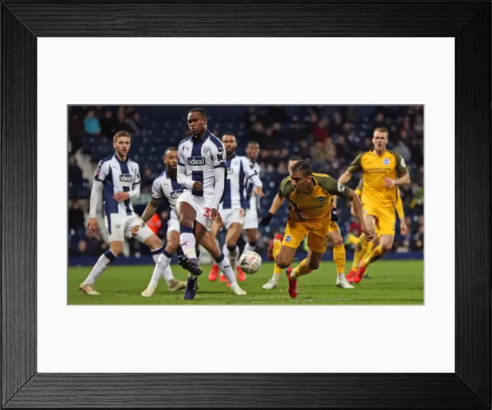 Framed Print : FA Cup Fourth Round: West Bromwich Albion vs. Brighton and Hove Albion (06FEB19) - Intense Match Action at The Hawthorns Framed Print : FA Cup Fourth Round: West Bromwich Albion vs. Brighton and Hove Albion (06FEB19) - Intense Match Action at The Hawthorns
