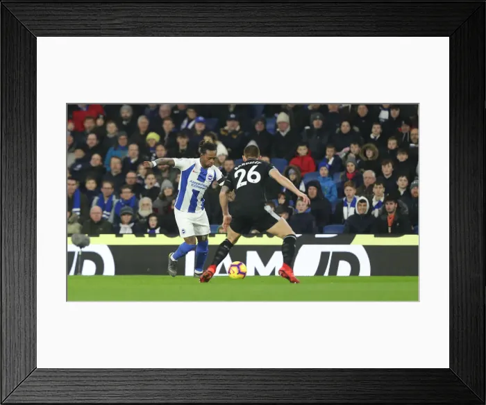 Framed Print : Intense Premier League Showdown: Brighton & Hove Albion vs. Burnley (February 2019) Framed Print : Intense Premier League Showdown: Brighton & Hove Albion vs. Burnley (February 2019)