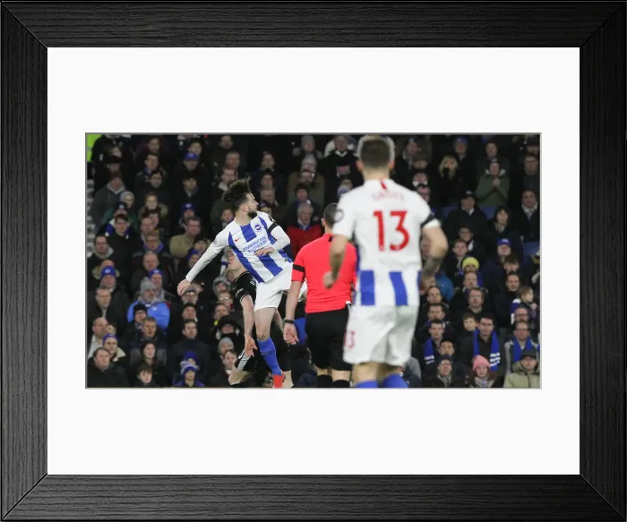 Framed Print : Intense Premier League Showdown: Brighton & Hove Albion vs. Burnley (February 2019) Framed Print : Intense Premier League Showdown: Brighton & Hove Albion vs. Burnley (February 2019)