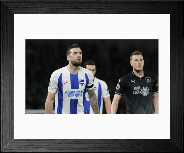 Framed Print : Intense Premier League Showdown: Brighton & Hove Albion vs. Burnley (February 2019) Framed Print : Intense Premier League Showdown: Brighton & Hove Albion vs. Burnley (February 2019)
