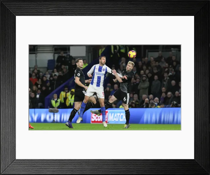 Framed Print : Intense Premier League Showdown: Brighton & Hove Albion vs. Burnley (February 2019) Framed Print : Intense Premier League Showdown: Brighton & Hove Albion vs. Burnley (February 2019)