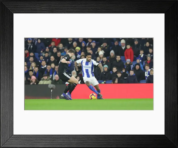 Framed Print : Intense Premier League Showdown: Brighton & Hove Albion vs. Burnley (09FEB19) Framed Print : Intense Premier League Showdown: Brighton & Hove Albion vs. Burnley (09FEB19)