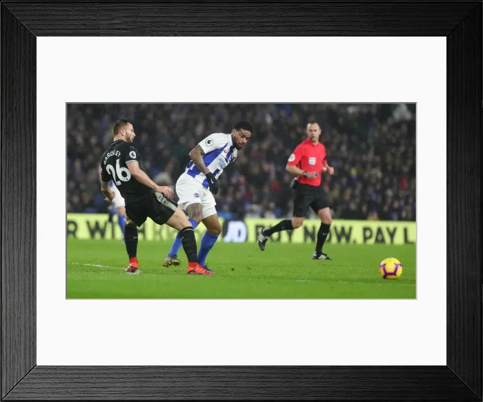 Framed Print : Intense Premier League Showdown: Brighton & Hove Albion vs. Burnley (09FEB19) Framed Print : Intense Premier League Showdown: Brighton & Hove Albion vs. Burnley (09FEB19)