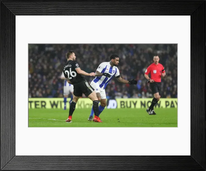 Framed Print : Intense Premier League Showdown: Brighton & Hove Albion vs. Burnley (February 2019) Framed Print : Intense Premier League Showdown: Brighton & Hove Albion vs. Burnley (February 2019)