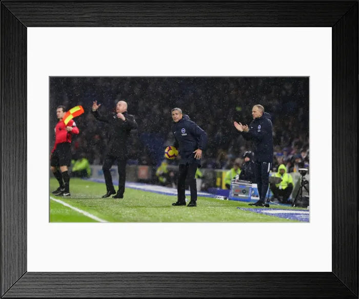 Framed Print : Intense Premier League Showdown: Brighton & Hove Albion vs. Burnley (09FEB19) Framed Print : Intense Premier League Showdown: Brighton & Hove Albion vs. Burnley (09FEB19)