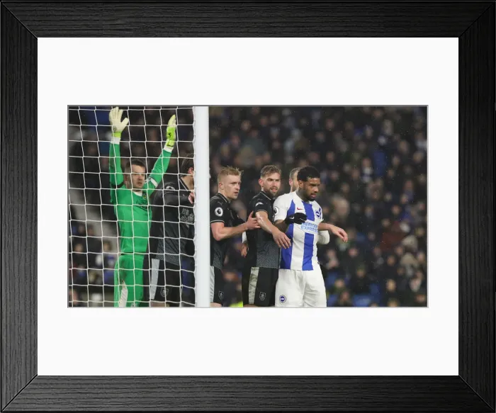 Framed Print : Intense Premier League Showdown: Brighton & Hove Albion vs. Burnley (February 2019) Framed Print : Intense Premier League Showdown: Brighton & Hove Albion vs. Burnley (February 2019)