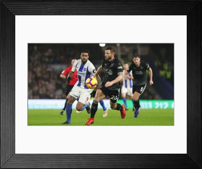 Framed Print : Intense Premier League Showdown: Brighton & Hove Albion vs. Burnley (09FEB19) Framed Print : Intense Premier League Showdown: Brighton & Hove Albion vs. Burnley (09FEB19)