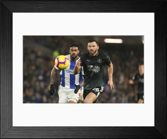 Framed Print : Intense Premier League Showdown: Brighton & Hove Albion vs. Burnley (February 2019) Framed Print : Intense Premier League Showdown: Brighton & Hove Albion vs. Burnley (February 2019)