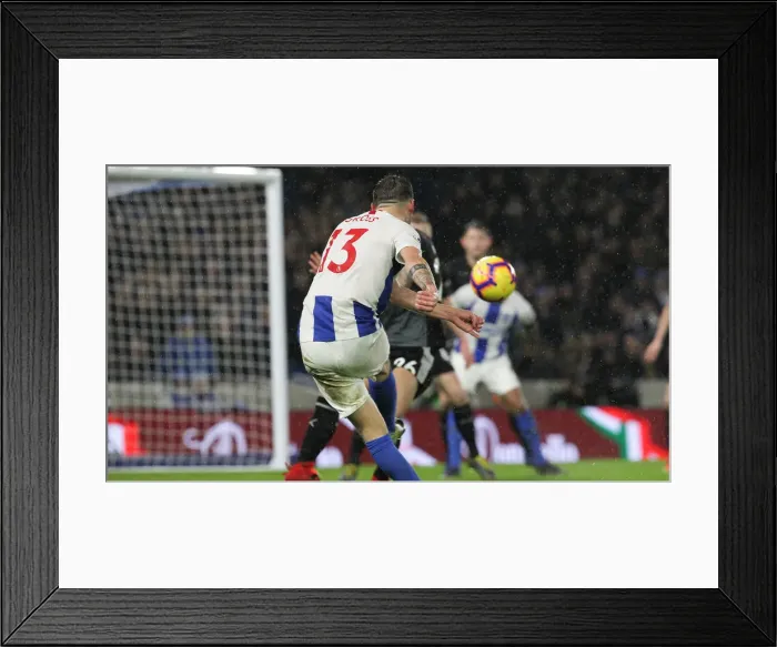 Framed Print : Intense Premier League Showdown: Brighton & Hove Albion vs. Burnley (February 2019) Framed Print : Intense Premier League Showdown: Brighton & Hove Albion vs. Burnley (February 2019)