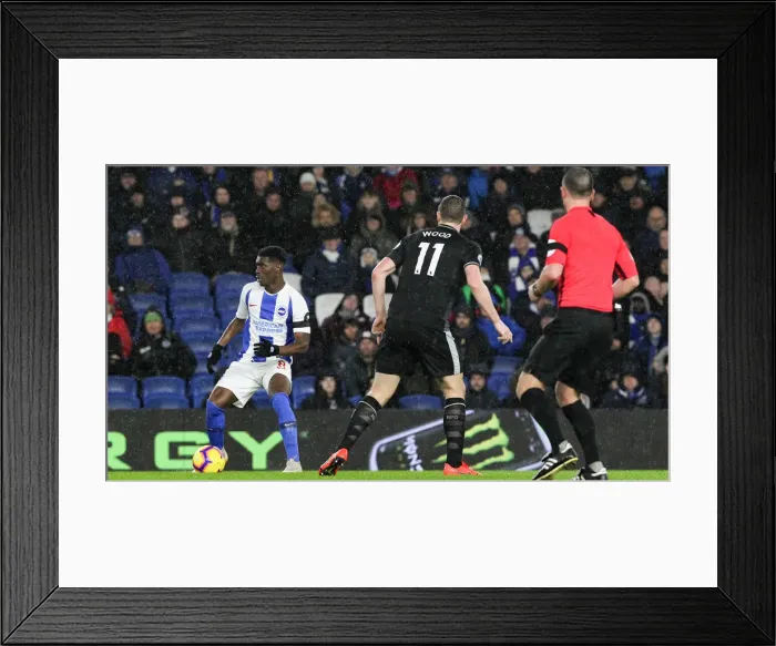 Framed Print : Intense Premier League Showdown: Brighton & Hove Albion vs. Burnley (February 2019) Framed Print : Intense Premier League Showdown: Brighton & Hove Albion vs. Burnley (February 2019)