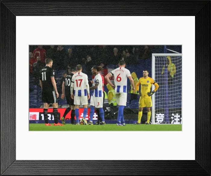 Framed Print : Intense Premier League Showdown: Brighton & Hove Albion vs. Burnley (09FEB19) Framed Print : Intense Premier League Showdown: Brighton & Hove Albion vs. Burnley (09FEB19)