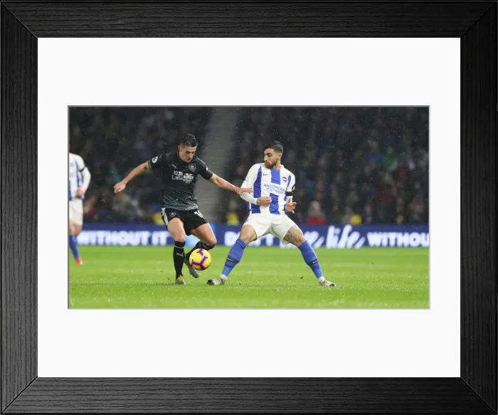 Framed Print : Intense Premier League Showdown: Brighton & Hove Albion vs. Burnley (February 2019) Framed Print : Intense Premier League Showdown: Brighton & Hove Albion vs. Burnley (February 2019)