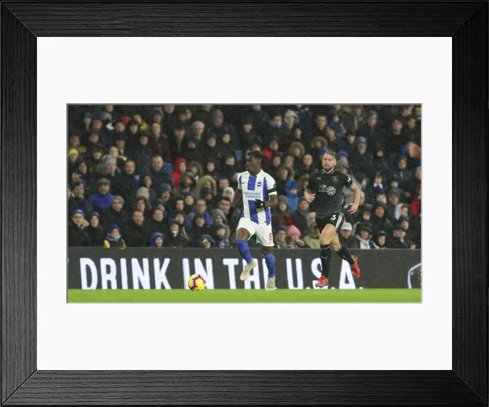 Framed Print : Intense Premier League Showdown: Brighton & Hove Albion vs. Burnley (February 2019) Framed Print : Intense Premier League Showdown: Brighton & Hove Albion vs. Burnley (February 2019)