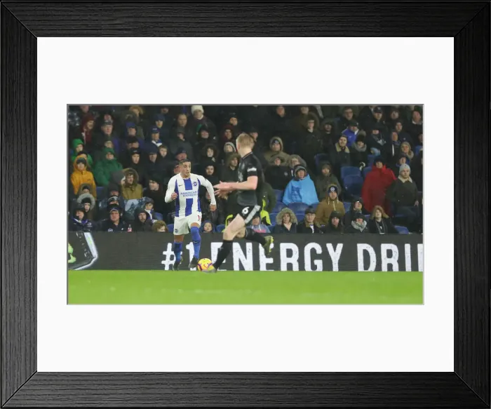 Framed Print : Intense Premier League Showdown: Brighton & Hove Albion vs. Burnley (February 2019) Framed Print : Intense Premier League Showdown: Brighton & Hove Albion vs. Burnley (February 2019)