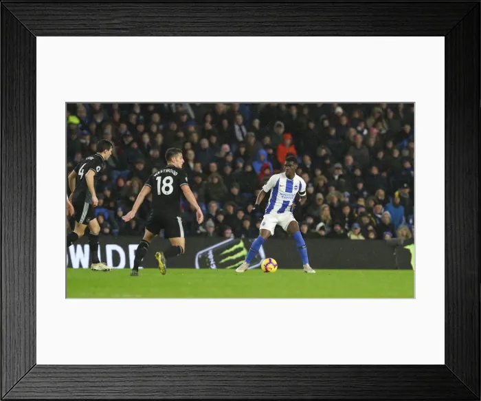 Framed Print : Intense Premier League Showdown: Brighton & Hove Albion vs. Burnley (09FEB19) Framed Print : Intense Premier League Showdown: Brighton & Hove Albion vs. Burnley (09FEB19)