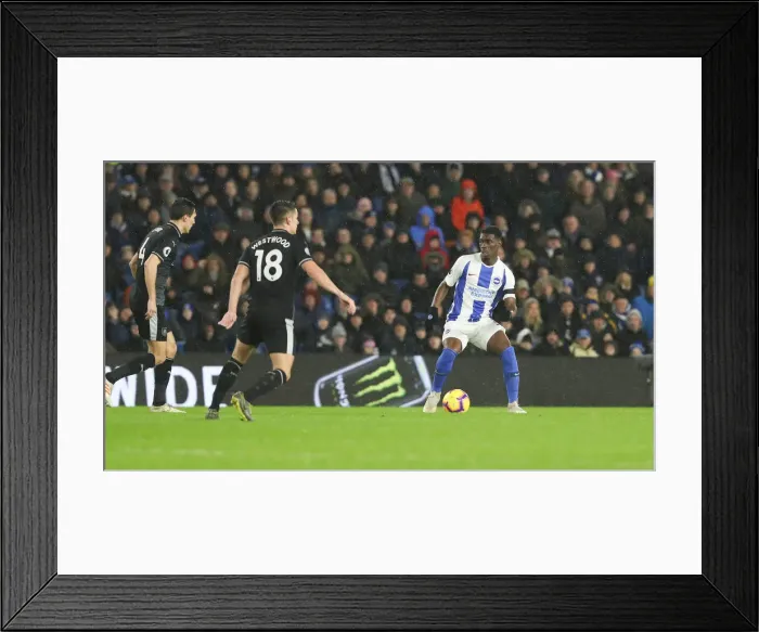 Framed Print : Intense Premier League Showdown: Brighton & Hove Albion vs. Burnley (February 2019) Framed Print : Intense Premier League Showdown: Brighton & Hove Albion vs. Burnley (February 2019)