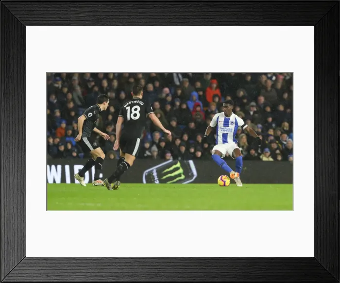 Framed Print : Intense Premier League Showdown: Brighton & Hove Albion vs. Burnley (February 2019) Framed Print : Intense Premier League Showdown: Brighton & Hove Albion vs. Burnley (February 2019)