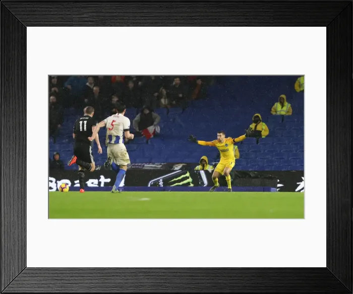 Framed Print : Intense Premier League Showdown: Brighton & Hove Albion vs. Burnley (February 2019) Framed Print : Intense Premier League Showdown: Brighton & Hove Albion vs. Burnley (February 2019)
