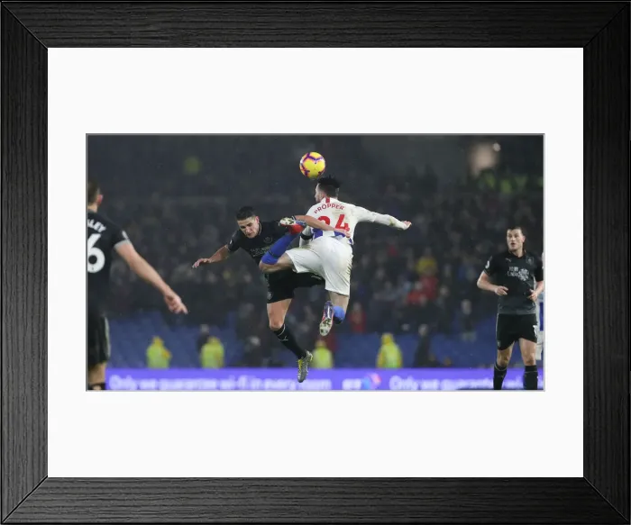 Framed Print : Intense Premier League Showdown: Brighton & Hove Albion vs. Burnley (February 2019) Framed Print : Intense Premier League Showdown: Brighton & Hove Albion vs. Burnley (February 2019)