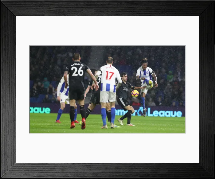 Framed Print : Intense Premier League Showdown: Brighton & Hove Albion vs. Burnley (February 2019) Framed Print : Intense Premier League Showdown: Brighton & Hove Albion vs. Burnley (February 2019)