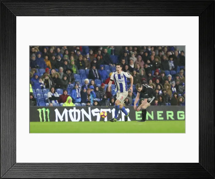 Framed Print : Intense Premier League Showdown: Brighton & Hove Albion vs. Burnley (February 2019) Framed Print : Intense Premier League Showdown: Brighton & Hove Albion vs. Burnley (February 2019)