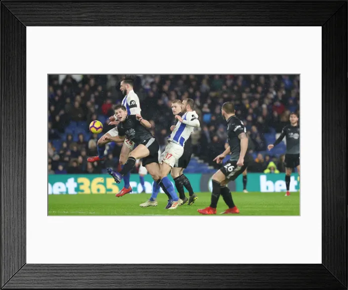 Framed Print : Intense Premier League Showdown: Brighton & Hove Albion vs. Burnley (February 2019) Framed Print : Intense Premier League Showdown: Brighton & Hove Albion vs. Burnley (February 2019)