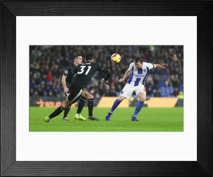 Framed Print : Intense Premier League Showdown: Brighton & Hove Albion vs. Burnley (February 2019) Framed Print : Intense Premier League Showdown: Brighton & Hove Albion vs. Burnley (February 2019)