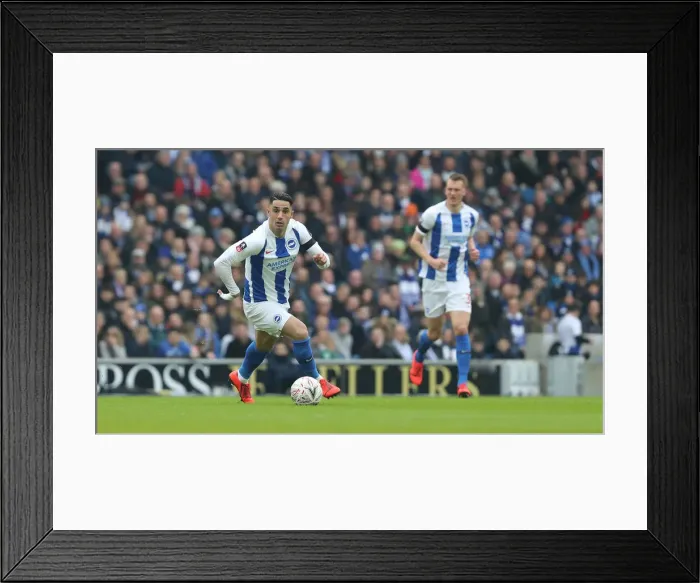 Framed Print : Brighton and Hove Albion vs. Derby County: Emirates FA Cup Battle at American Express Community Stadium (16th February 2019) Framed Print : Brighton and Hove Albion vs. Derby County: Emirates FA Cup Battle at American Express Community Stadium (16th February 2019)