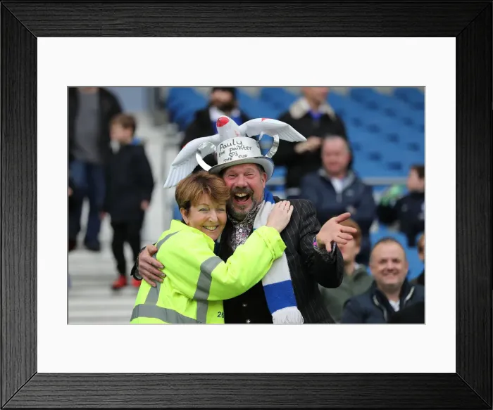 Framed Print : Brighton and Hove Albion vs. Derby County: FA Cup Fifth Round Clash at American Express Community Stadium (16FEB19) Framed Print : Brighton and Hove Albion vs. Derby County: FA Cup Fifth Round Clash at American Express Community Stadium (16FEB19)