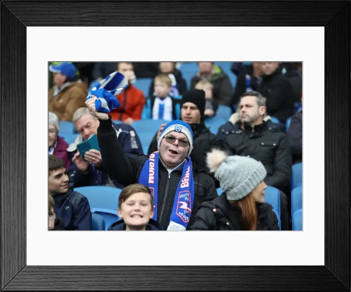 Framed Print : Brighton & Hove Albion vs. Derby County: FA Cup Fifth Round Battle at American Express Community Stadium (16th February 2019) Framed Print : Brighton & Hove Albion vs. Derby County: FA Cup Fifth Round Battle at American Express Community Stadium (16th February 2019)