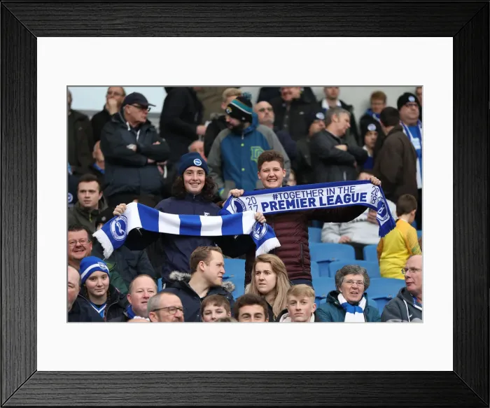 Framed Print : Brighton and Hove Albion vs. Derby County: FA Cup Battle at American Express Community Stadium (16FEB19) Framed Print : Brighton and Hove Albion vs. Derby County: FA Cup Battle at American Express Community Stadium (16FEB19)