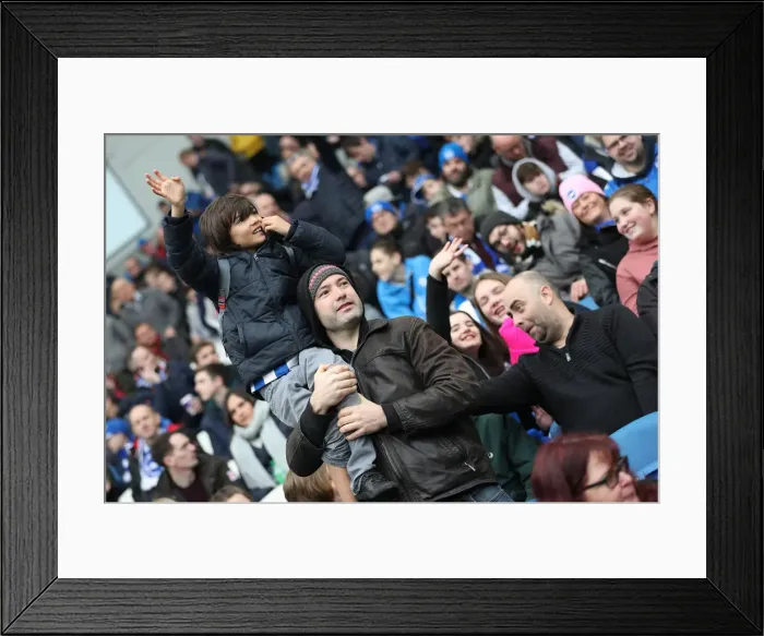 Framed Print : Brighton & Hove Albion vs. Derby County: FA Cup Battle at American Express Community Stadium (16FEB19) Framed Print : Brighton & Hove Albion vs. Derby County: FA Cup Battle at American Express Community Stadium (16FEB19)