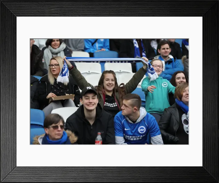 Framed Print : Brighton and Hove Albion vs. Derby County: FA Cup Fifth Round Clash at American Express Community Stadium (16th February 2019) Framed Print : Brighton and Hove Albion vs. Derby County: FA Cup Fifth Round Clash at American Express Community Stadium (16th February 2019)