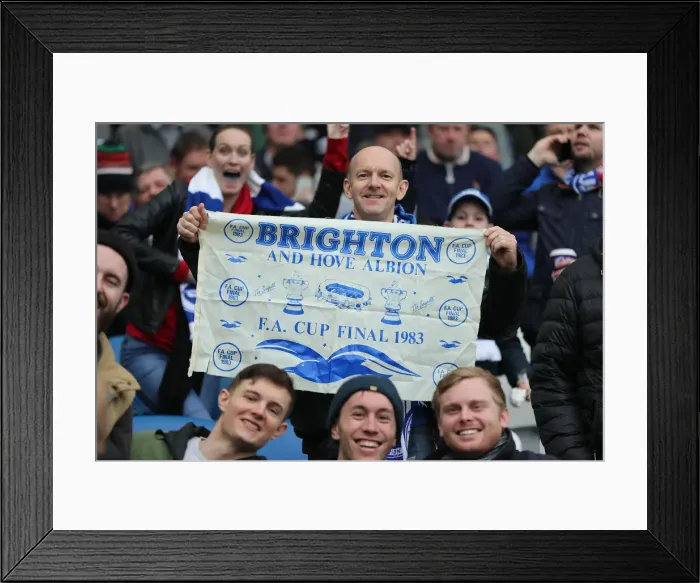 Framed Print : Brighton & Hove Albion vs. Derby County: FA Cup Clash at American Express Community Stadium (16th February 2019) Framed Print : Brighton & Hove Albion vs. Derby County: FA Cup Clash at American Express Community Stadium (16th February 2019)