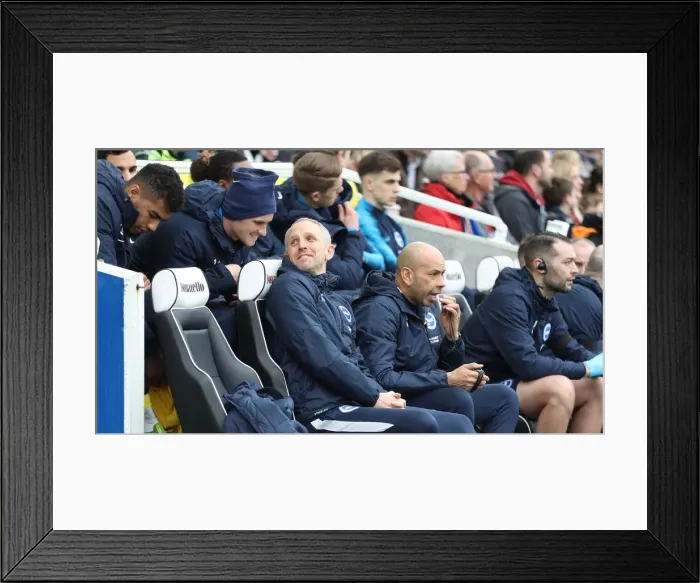 Framed Print : Brighton & Hove Albion vs. Derby County: Emirates FA Cup Showdown at American Express Community Stadium (February 16, 2019) Framed Print : Brighton & Hove Albion vs. Derby County: Emirates FA Cup Showdown at American Express Community Stadium (February 16, 2019)