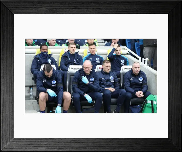 Framed Print : Brighton and Hove Albion vs. Derby County: FA Cup Fifth Round Clash at American Express Community Stadium (16FEB19) Framed Print : Brighton and Hove Albion vs. Derby County: FA Cup Fifth Round Clash at American Express Community Stadium (16FEB19)