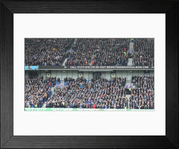 Framed Print : Brighton and Hove Albion vs. Derby County: Emirates FA Cup Showdown at American Express Community Stadium (16FEB19) Framed Print : Brighton and Hove Albion vs. Derby County: Emirates FA Cup Showdown at American Express Community Stadium (16FEB19)
