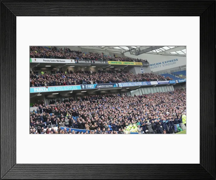 Framed Print : Brighton & Hove Albion vs. Derby County: FA Cup Battle at American Express Community Stadium (16FEB19) Framed Print : Brighton & Hove Albion vs. Derby County: FA Cup Battle at American Express Community Stadium (16FEB19)