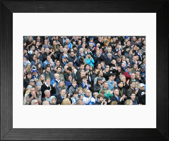 Framed Print : Brighton and Hove Albion vs. Derby County: FA Cup Fifth Round Clash at the American Express Community Stadium (16FEB19) Framed Print : Brighton and Hove Albion vs. Derby County: FA Cup Fifth Round Clash at the American Express Community Stadium (16FEB19)
