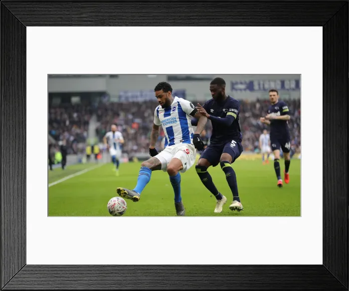 Framed Print : Brighton and Hove Albion vs. Derby County: Emirates FA Cup Showdown at American Express Community Stadium (16th February 2019) Framed Print : Brighton and Hove Albion vs. Derby County: Emirates FA Cup Showdown at American Express Community Stadium (16th February 2019)