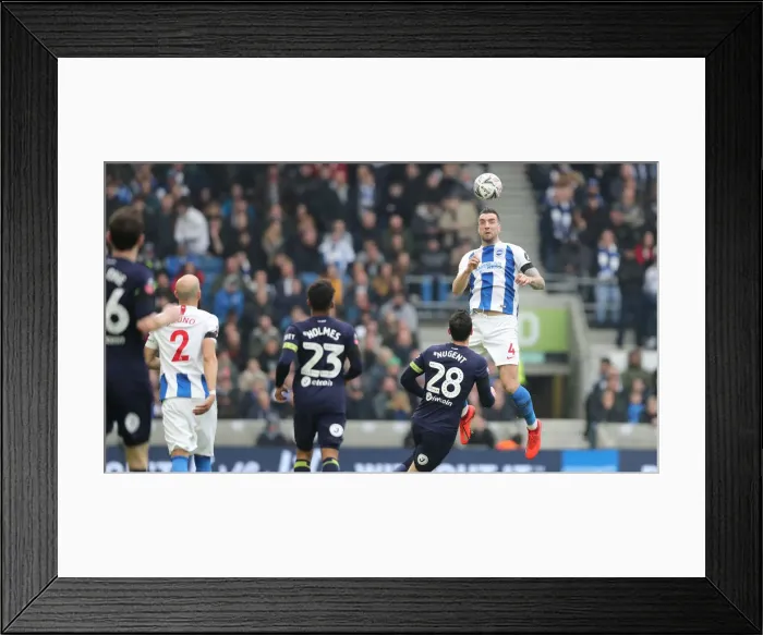 Framed Print : Brighton and Hove Albion vs. Derby County: FA Cup Battle at American Express Community Stadium (16FEB19) Framed Print : Brighton and Hove Albion vs. Derby County: FA Cup Battle at American Express Community Stadium (16FEB19)
