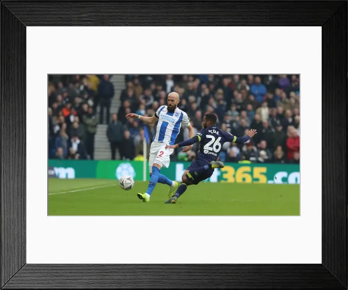 Framed Print : Brighton & Hove Albion vs. Derby County: Emirates FA Cup Showdown at American Express Community Stadium (16th February 2019) Framed Print : Brighton & Hove Albion vs. Derby County: Emirates FA Cup Showdown at American Express Community Stadium (16th February 2019)
