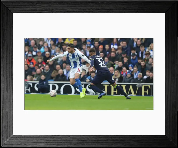 Framed Print : Brighton and Hove Albion vs. Derby County: Emirates FA Cup Showdown at American Express Community Stadium (February 16, 2019) Framed Print : Brighton and Hove Albion vs. Derby County: Emirates FA Cup Showdown at American Express Community Stadium (February 16, 2019)