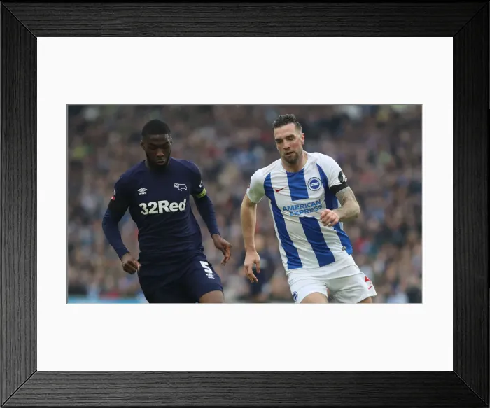 Framed Print : Brighton & Hove Albion vs. Derby County: FA Cup Clash at American Express Community Stadium (16FEB19) Framed Print : Brighton & Hove Albion vs. Derby County: FA Cup Clash at American Express Community Stadium (16FEB19)