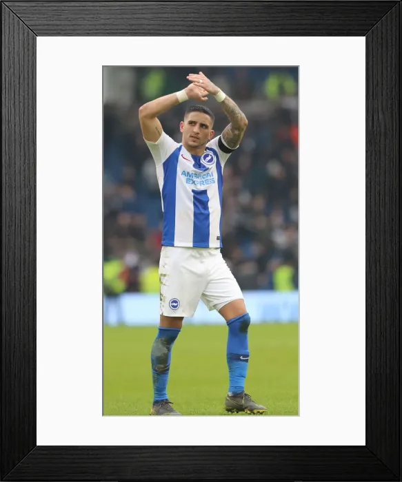 Framed Print : Brighton and Hove Albion vs. Derby County: FA Cup Battle at American Express Community Stadium (16FEB19) Framed Print : Brighton and Hove Albion vs. Derby County: FA Cup Battle at American Express Community Stadium (16FEB19)