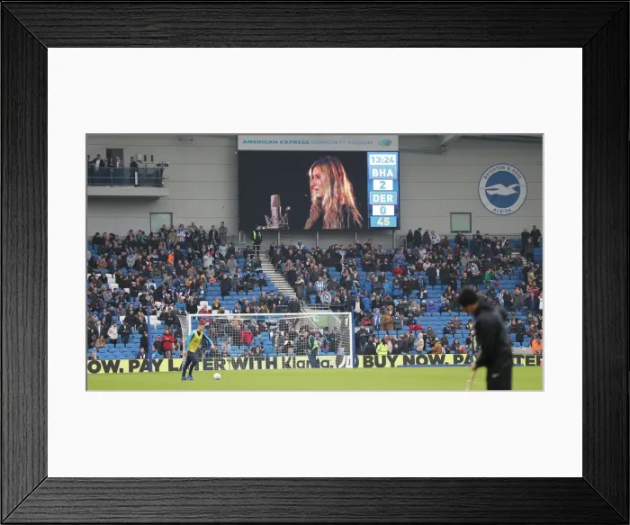 Framed Print : Brighton & Hove Albion vs. Derby County: Emirates FA Cup Battle at American Express Community Stadium (16th February 2019) Framed Print : Brighton & Hove Albion vs. Derby County: Emirates FA Cup Battle at American Express Community Stadium (16th February 2019)