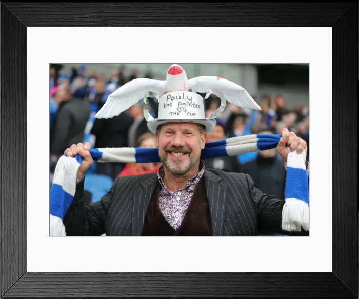 Framed Print : Brighton and Hove Albion vs. Derby County: FA Cup Fifth Round Clash at American Express Community Stadium (16FEB19) Framed Print : Brighton and Hove Albion vs. Derby County: FA Cup Fifth Round Clash at American Express Community Stadium (16FEB19)